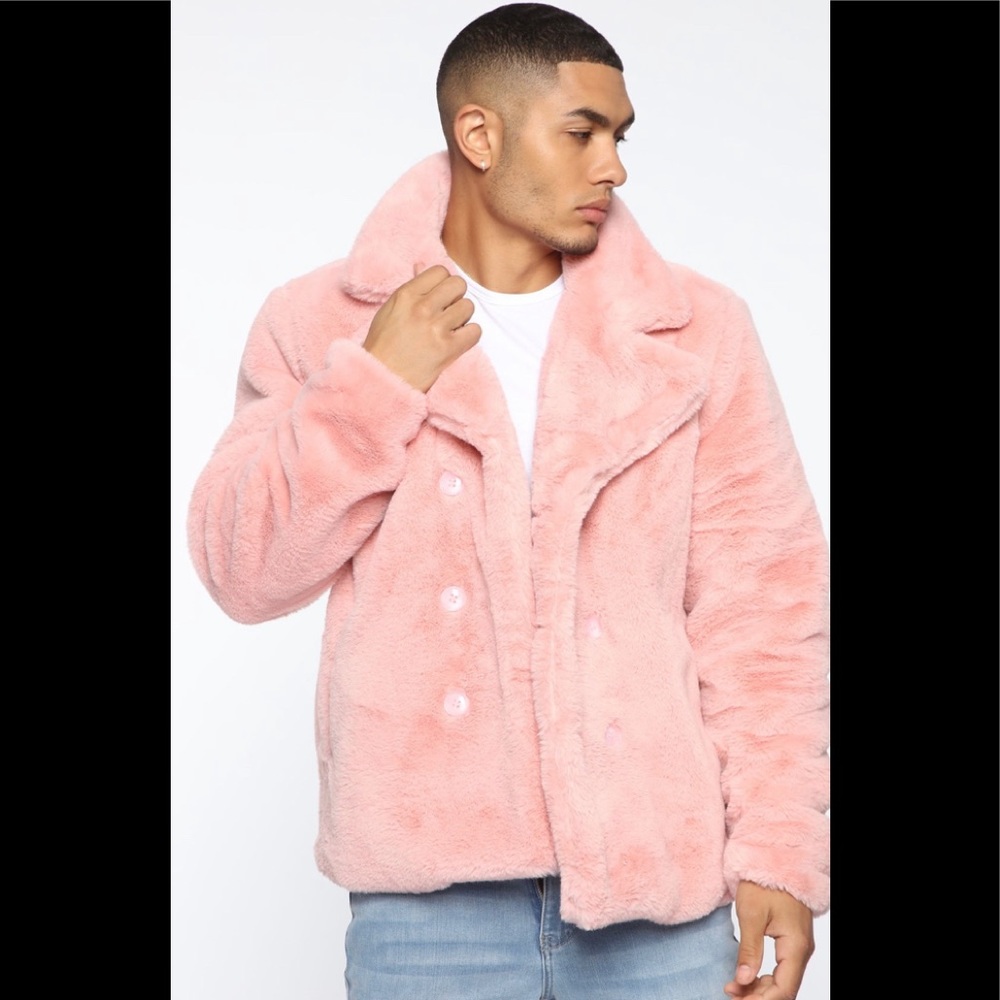 Pea coat pink